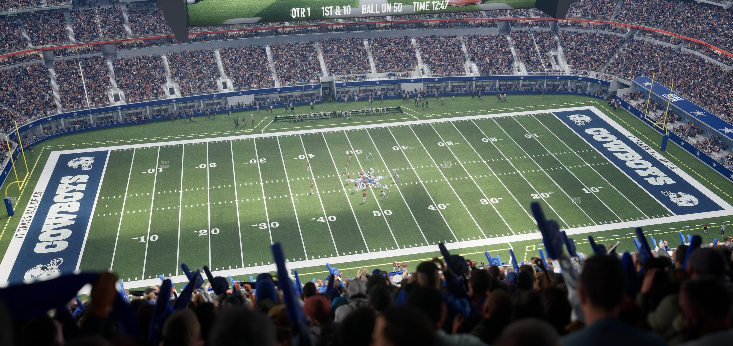 AT&T Stadium - Section 444 Seat View