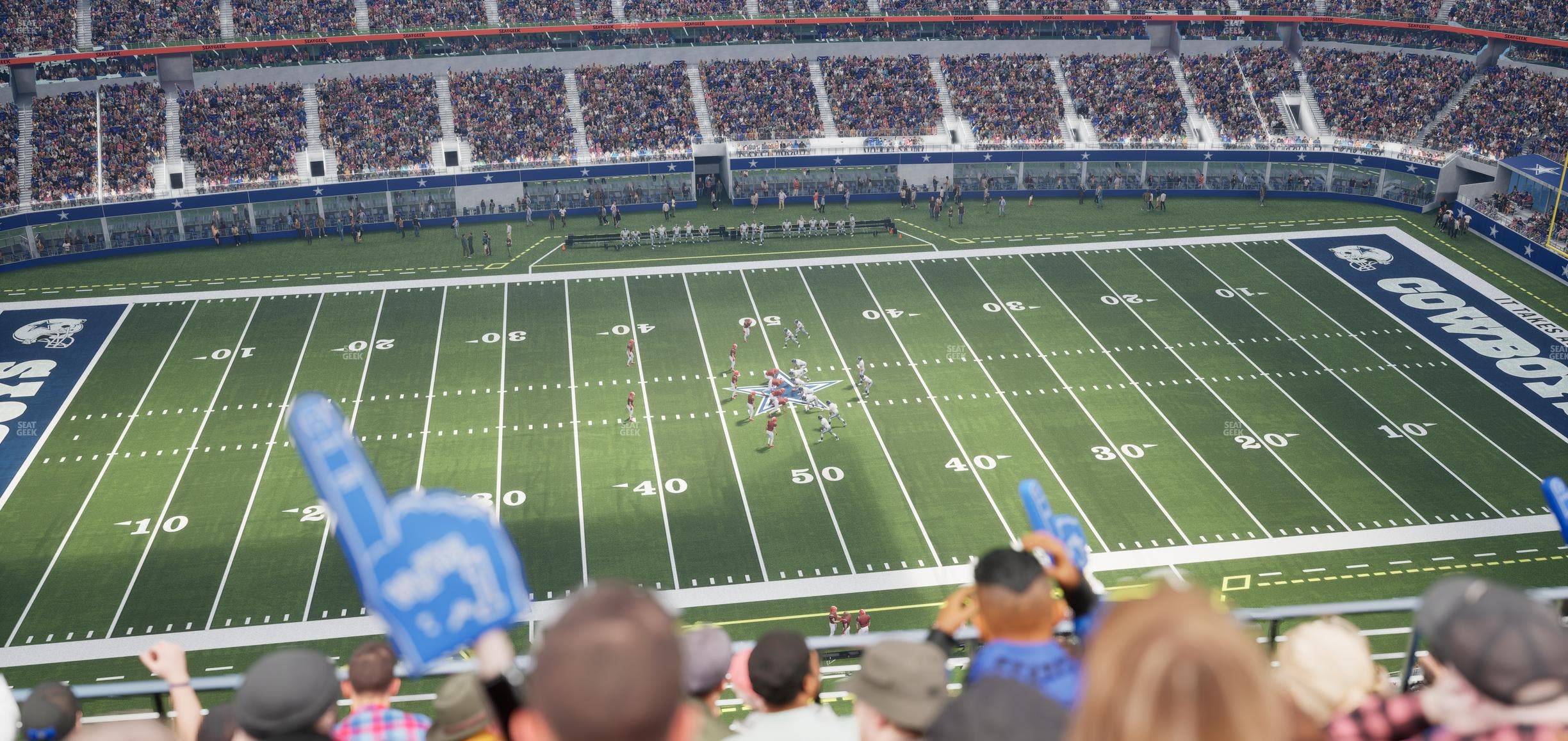 AT&T Stadium - Section 444 Seat View