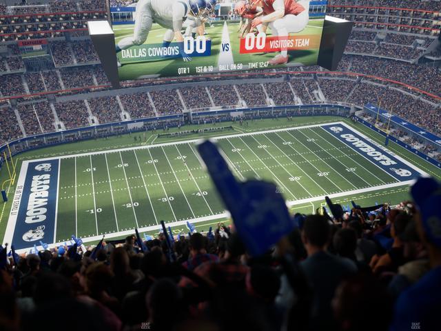 AT&T Stadium - Section 445 Seat View