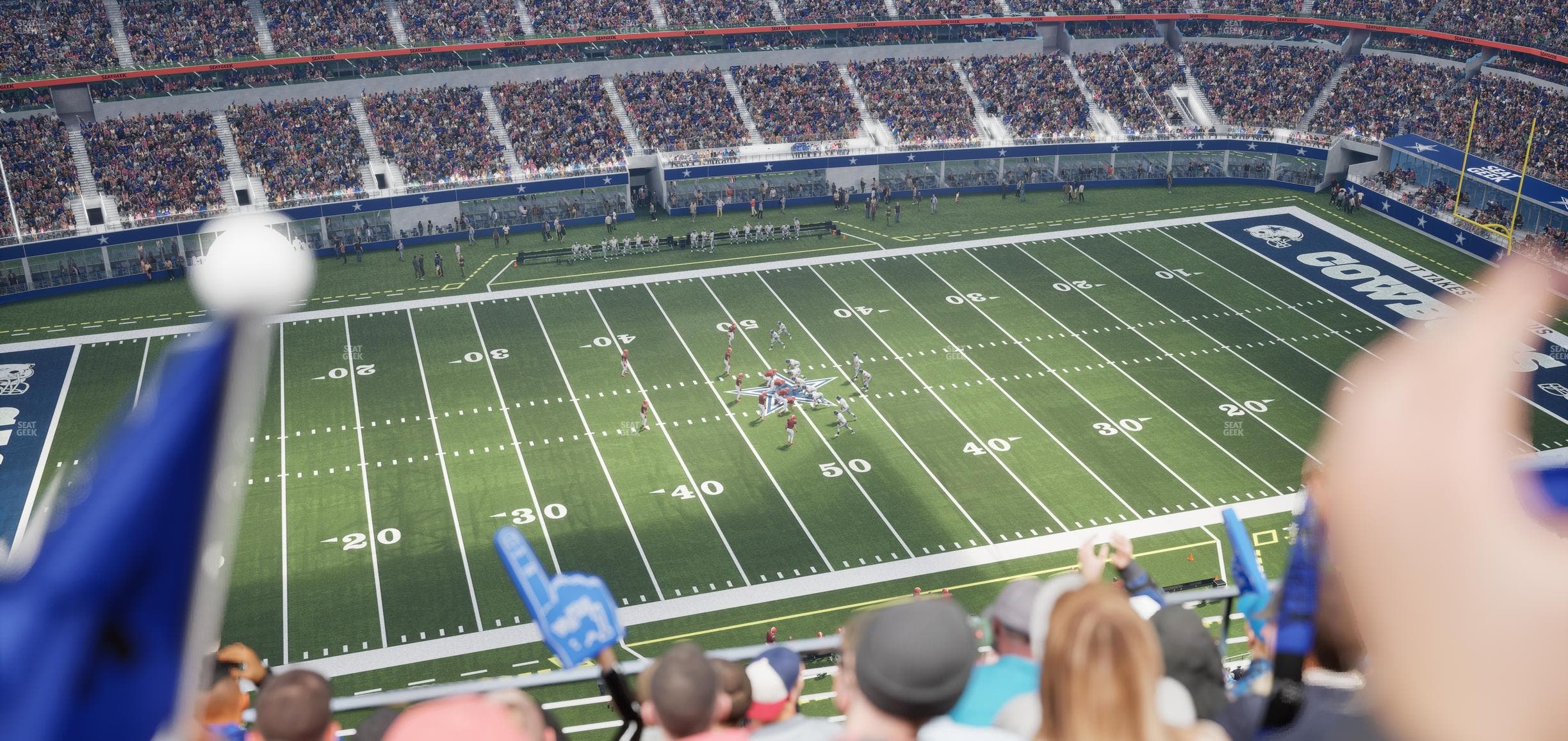 AT&T Stadium - Section 445 Seat View