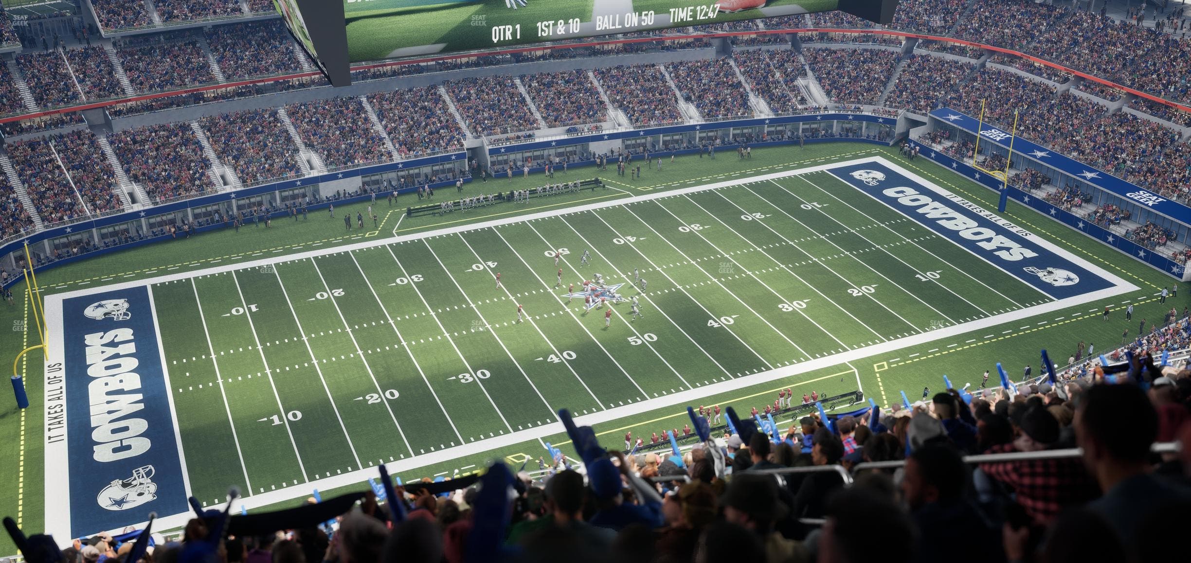 AT&T Stadium - Section 446 Seat View