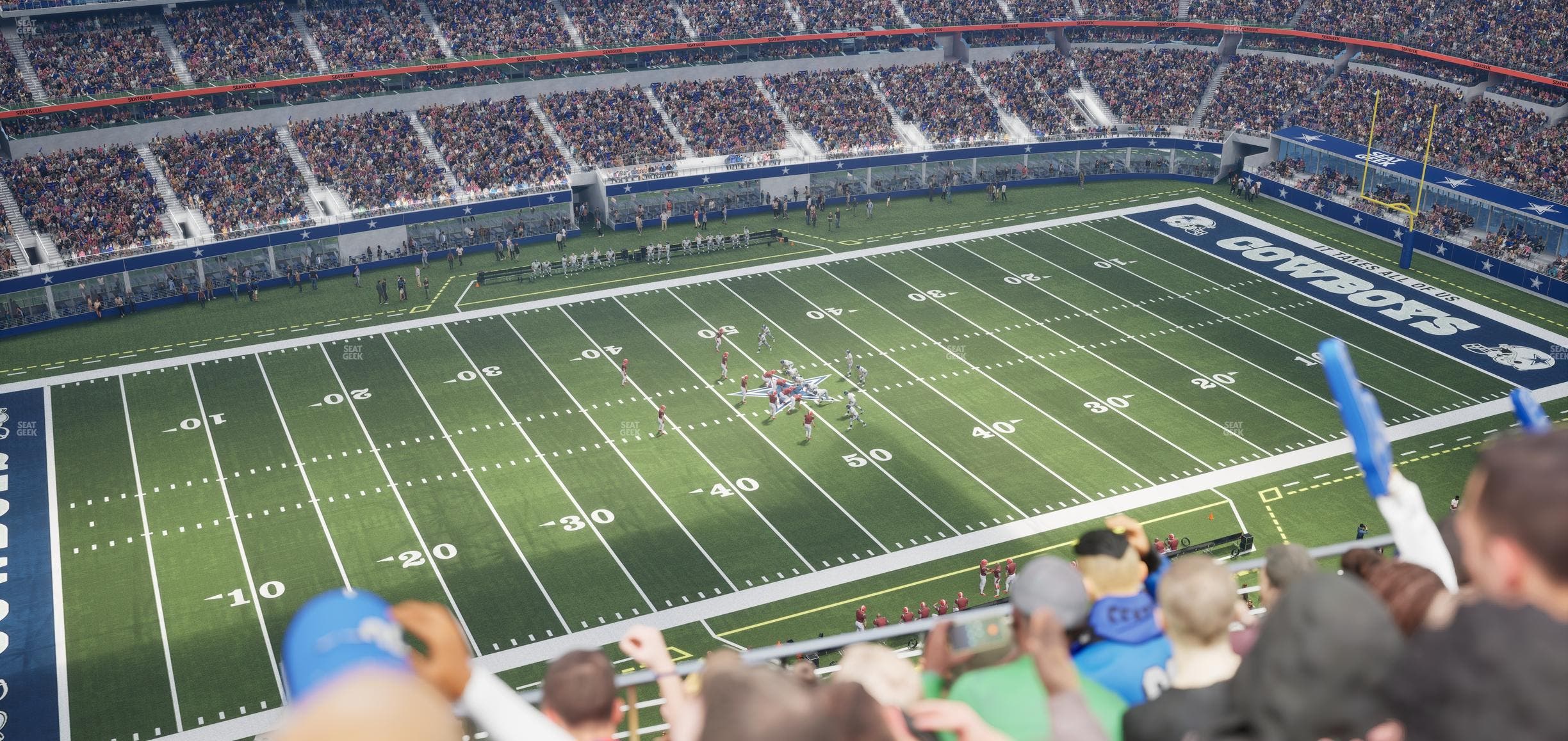 AT&T Stadium - Section 446 Seat View