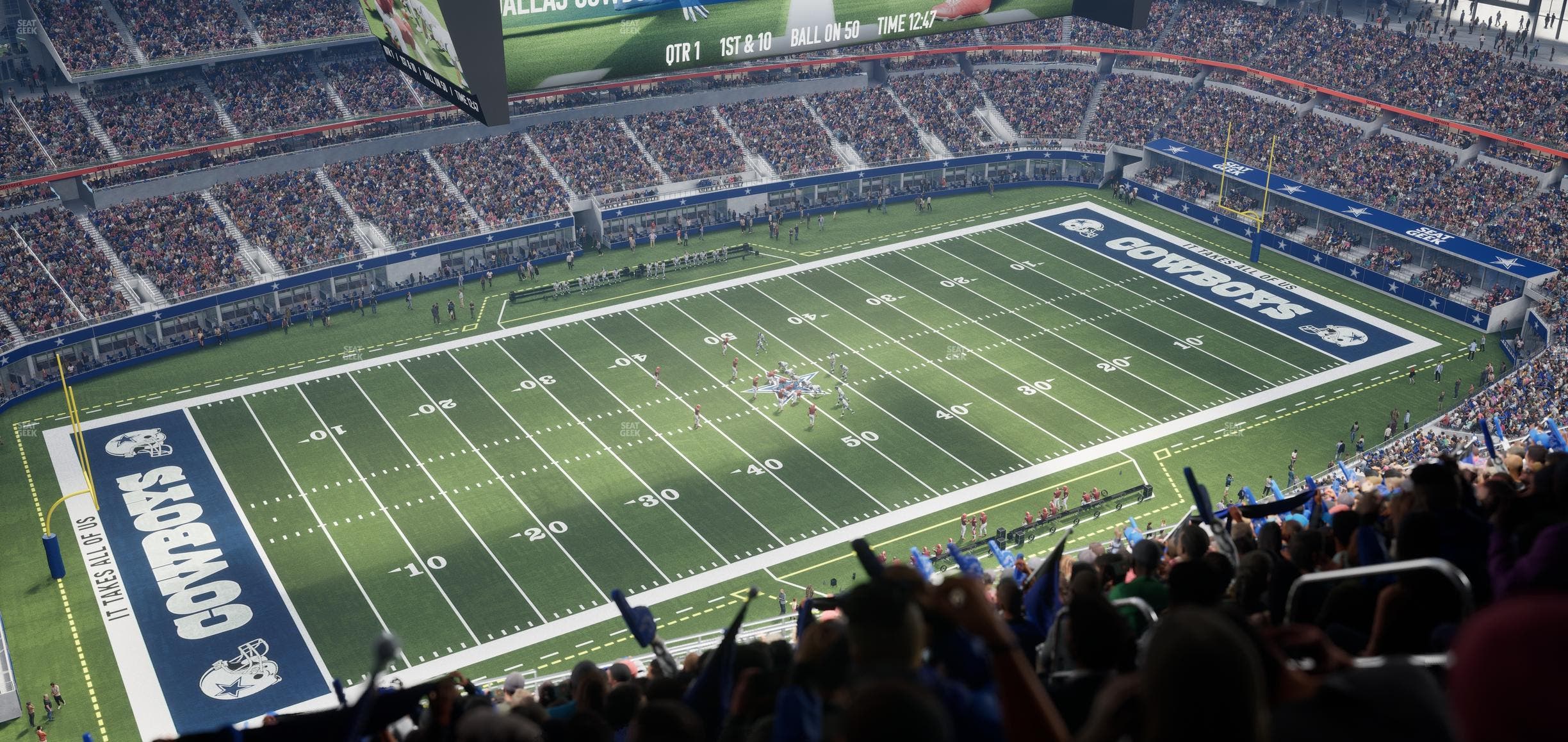 AT&T Stadium - Section 447 Seat View