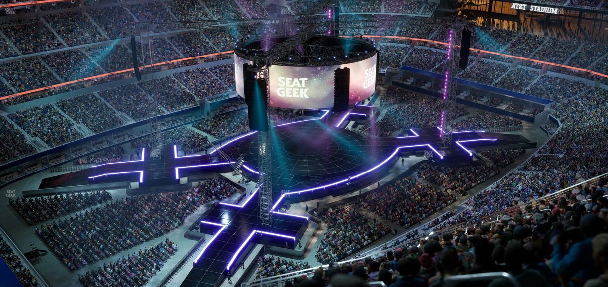 AT&T Stadium - Section 449 Seat View