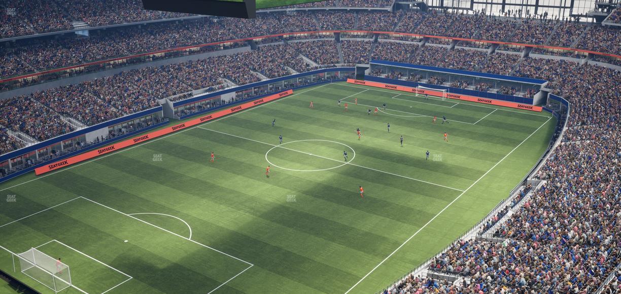 AT&T Stadium - Section 451 Seat View