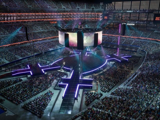 AT&T Stadium - Section 451 Seat View