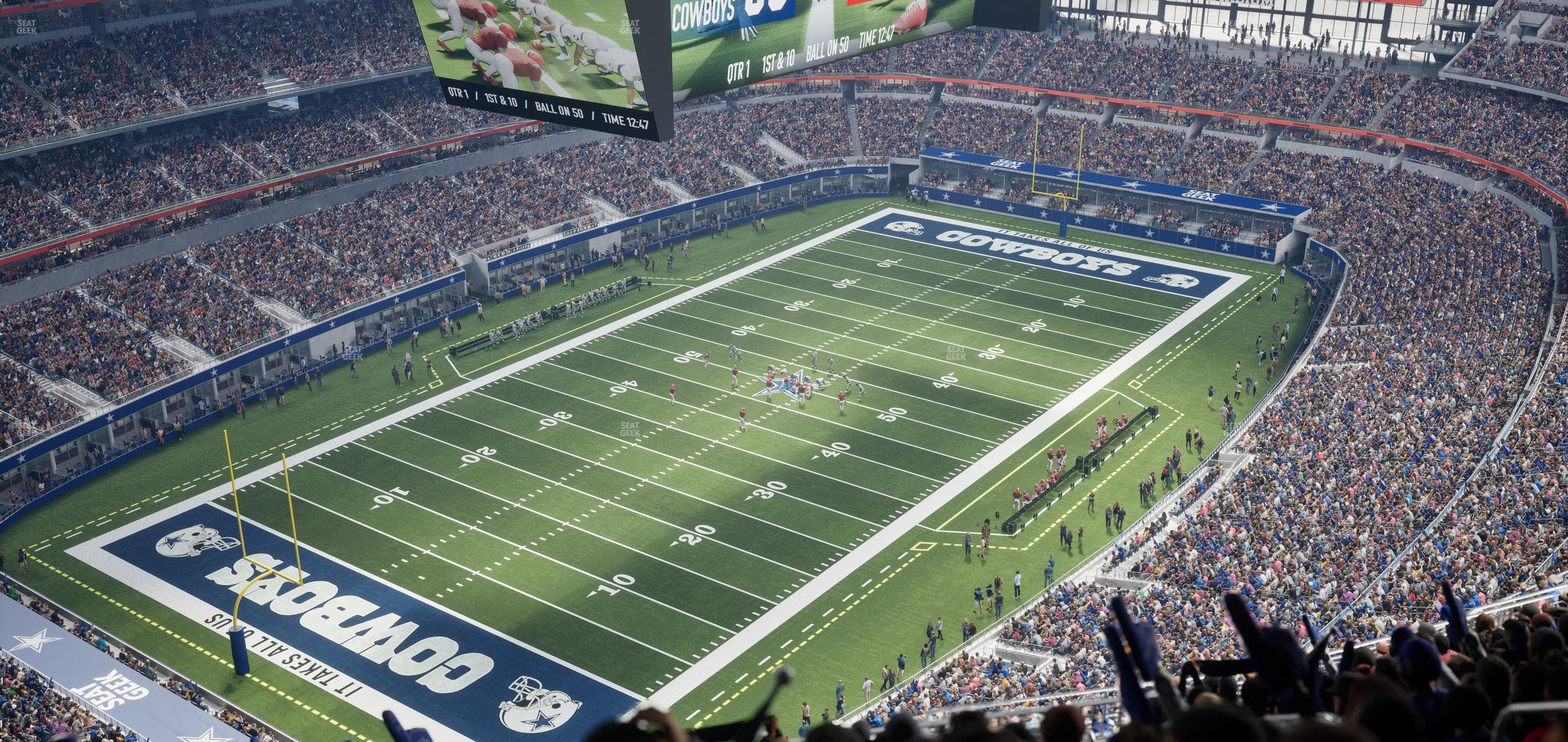 AT&T Stadium - Section 451 Seat View