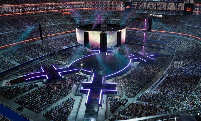 AT&T Stadium - Section 451 Seat View