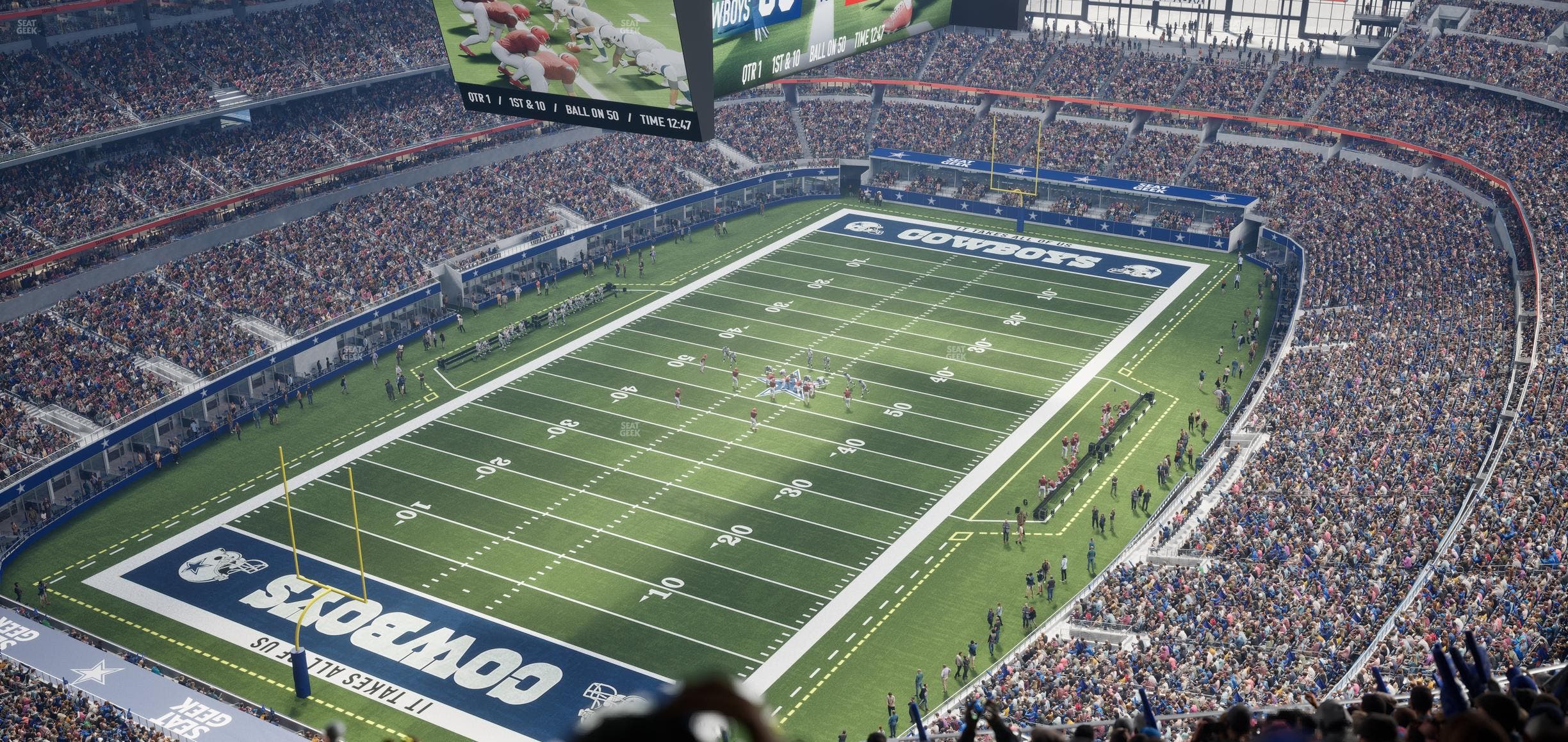 AT&T Stadium - Section 452 Seat View