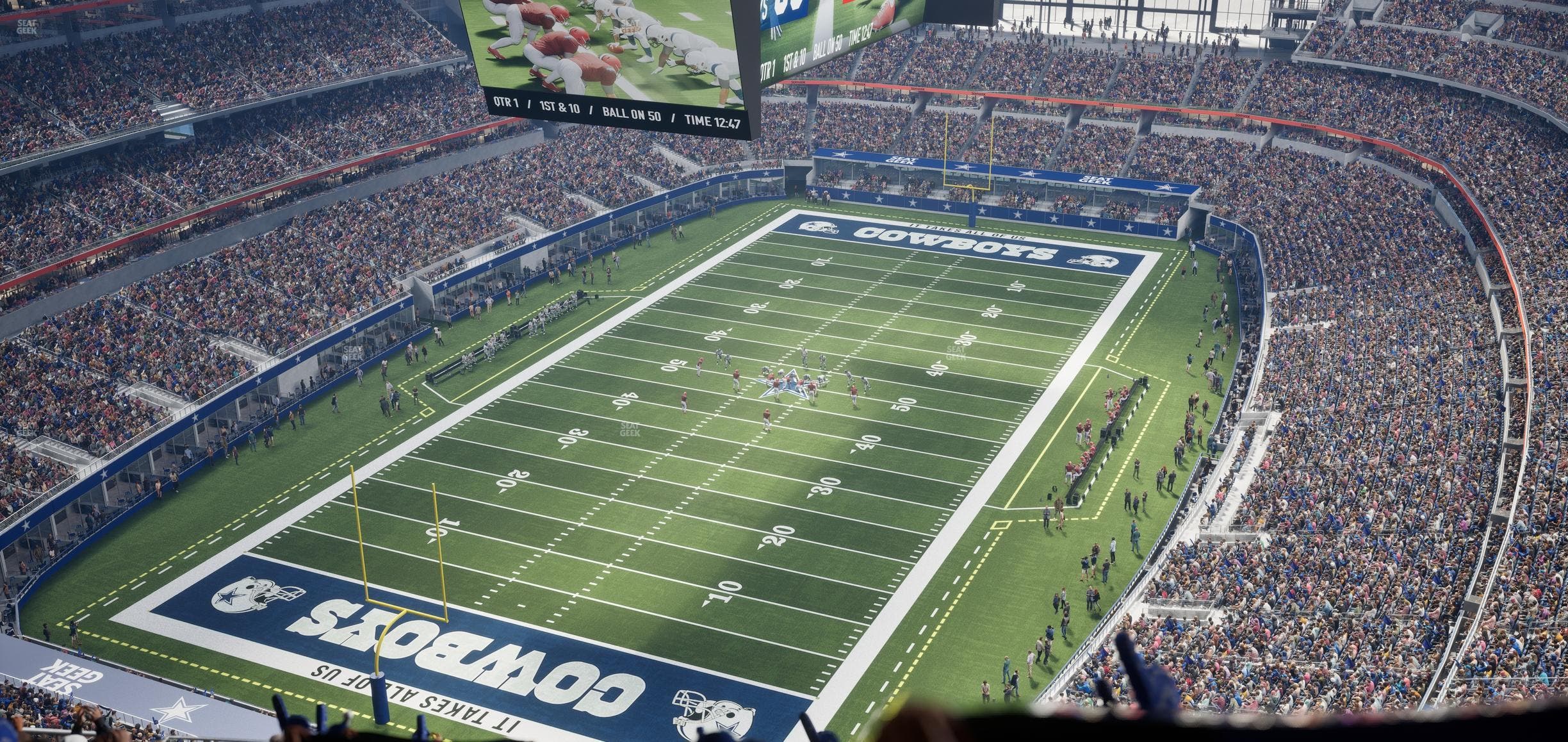 AT&T Stadium - Section 453 Seat View