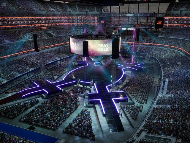 AT&T Stadium - Section 454 Seat View