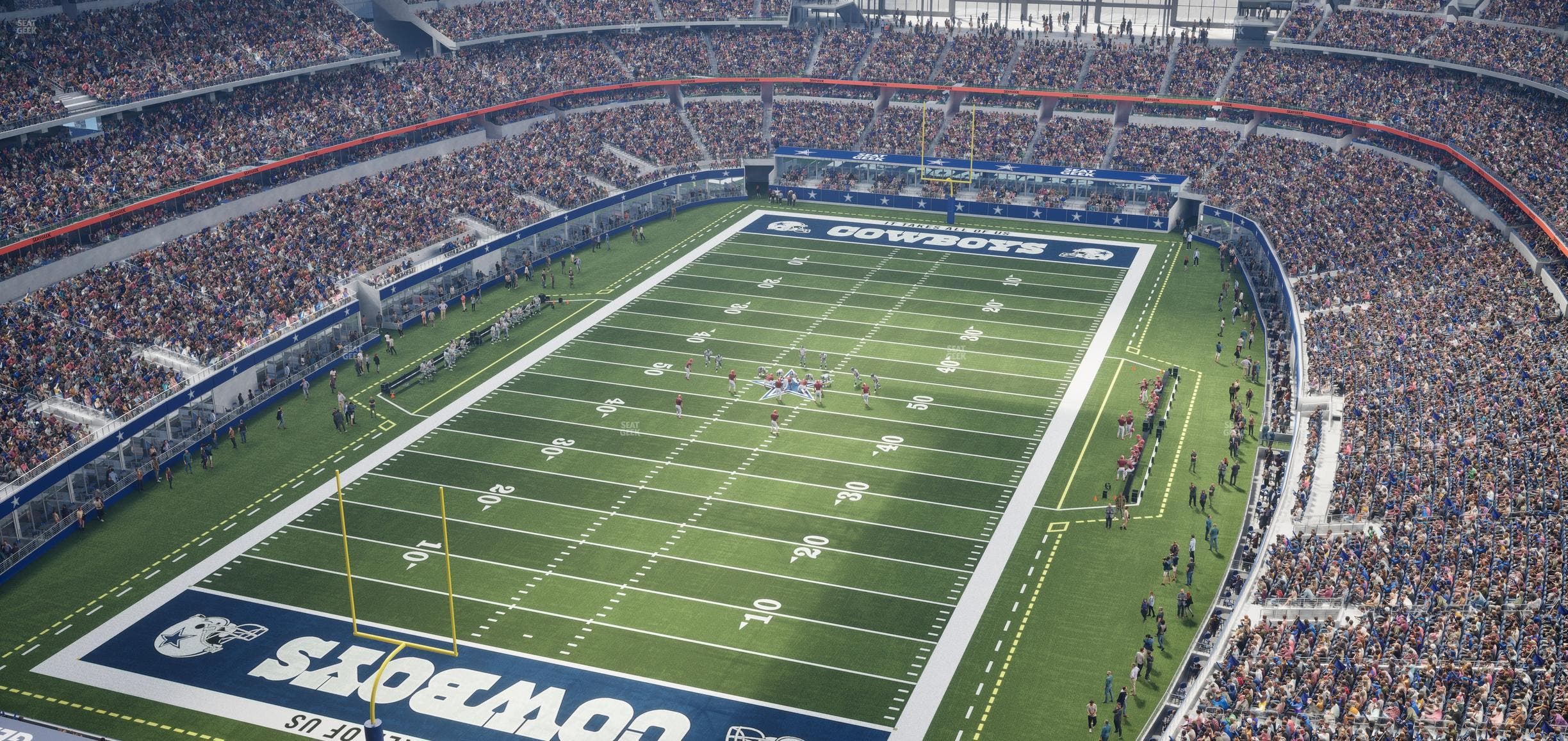 AT&T Stadium - Section 454 Seat View
