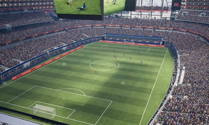 AT&T Stadium - Section 454 Seat View