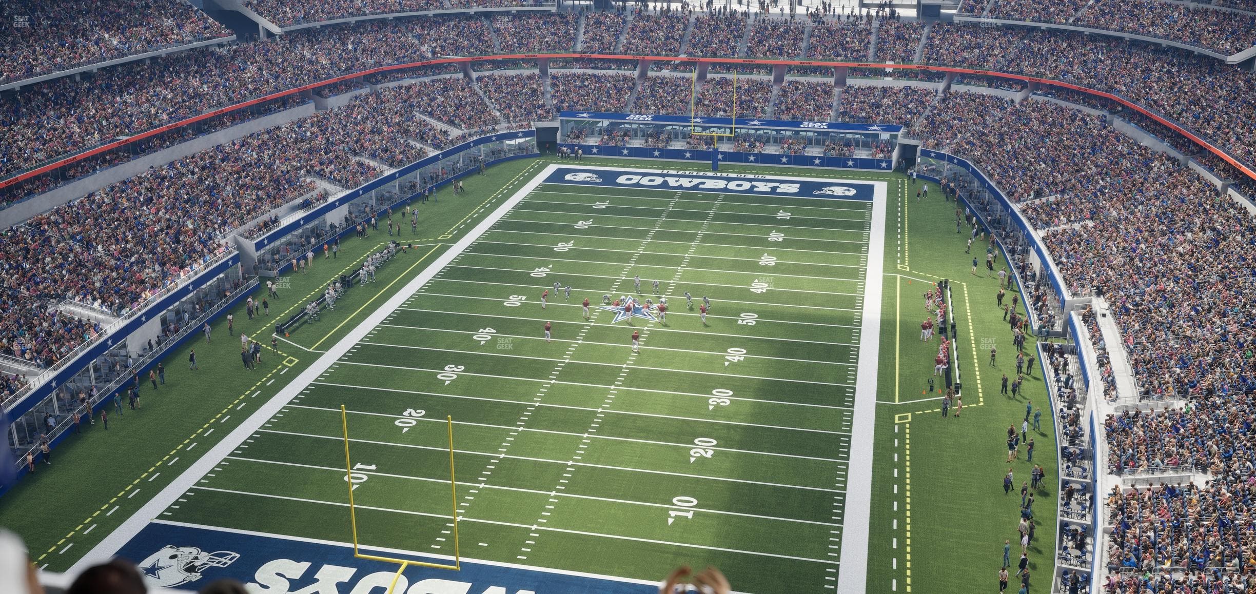 AT&T Stadium - Section 455 Seat View