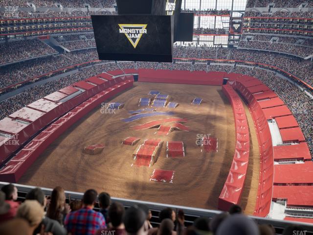 AT&T Stadium - Section 455 Seat View AT&T Stadium - Section 455 Seat View