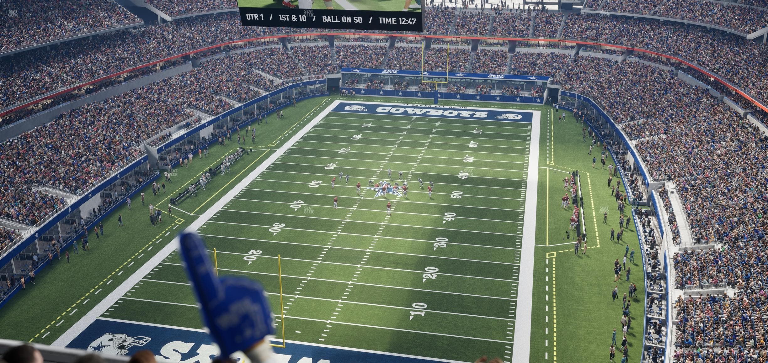 AT&T Stadium - Section 455 Seat View