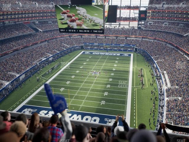 AT&T Stadium - Section 455 Seat View AT&T Stadium - Section 455 Seat View