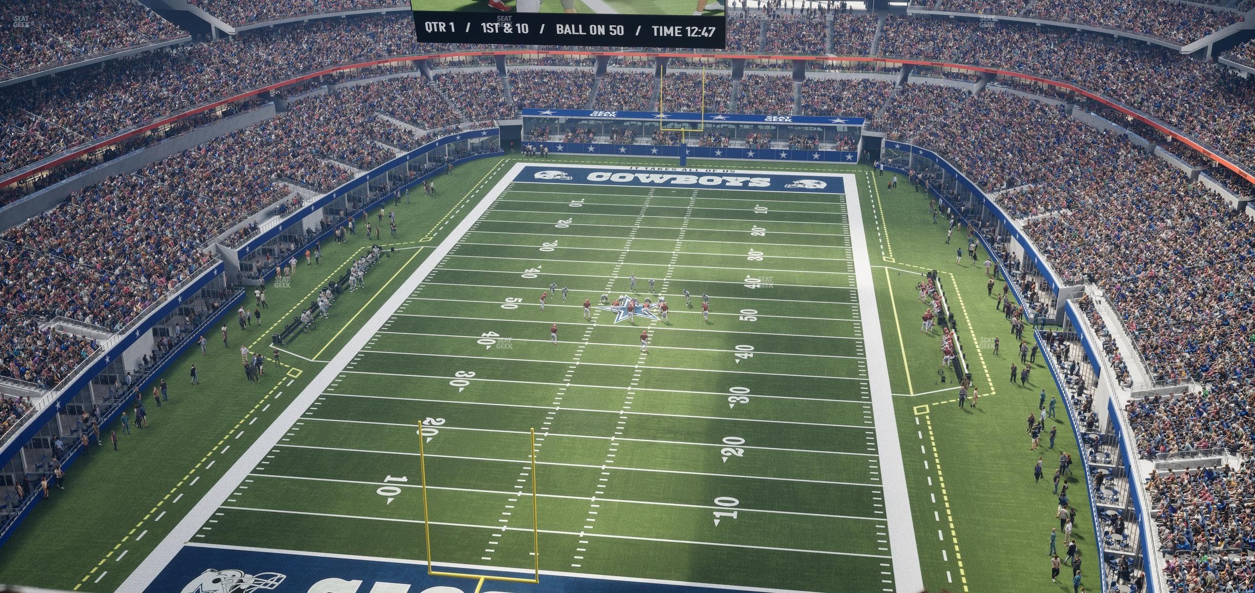 AT&T Stadium - Section 456 Seat View