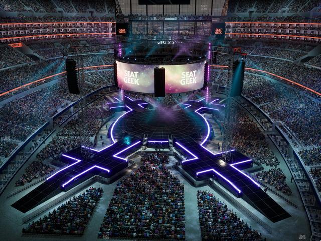 AT&T Stadium - Section 457 Seat View