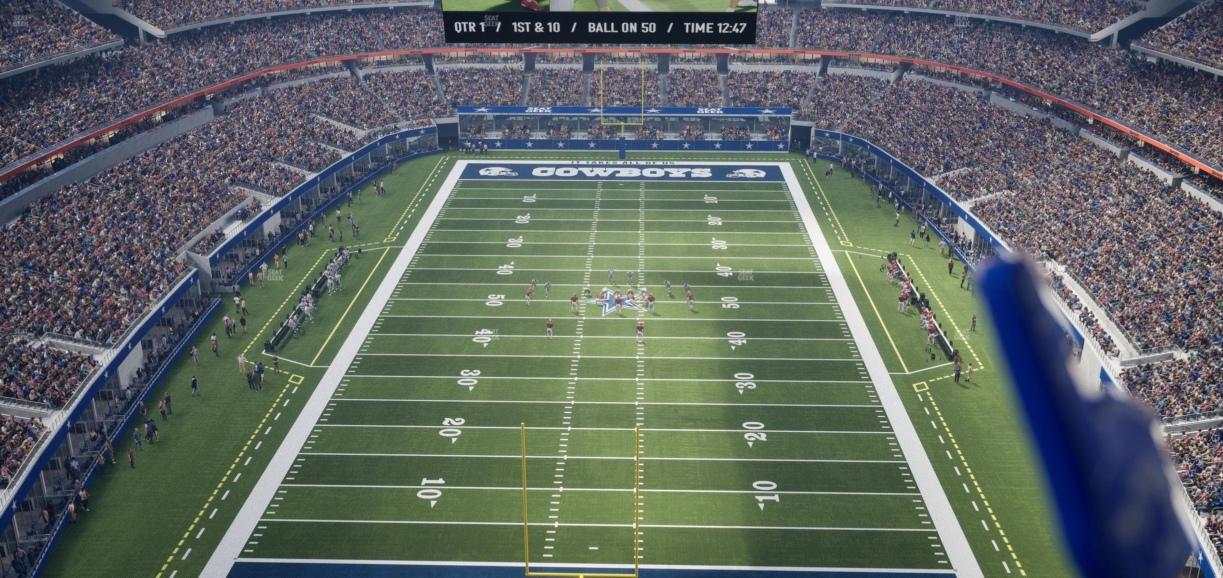 AT&T Stadium - Section 457 Seat View