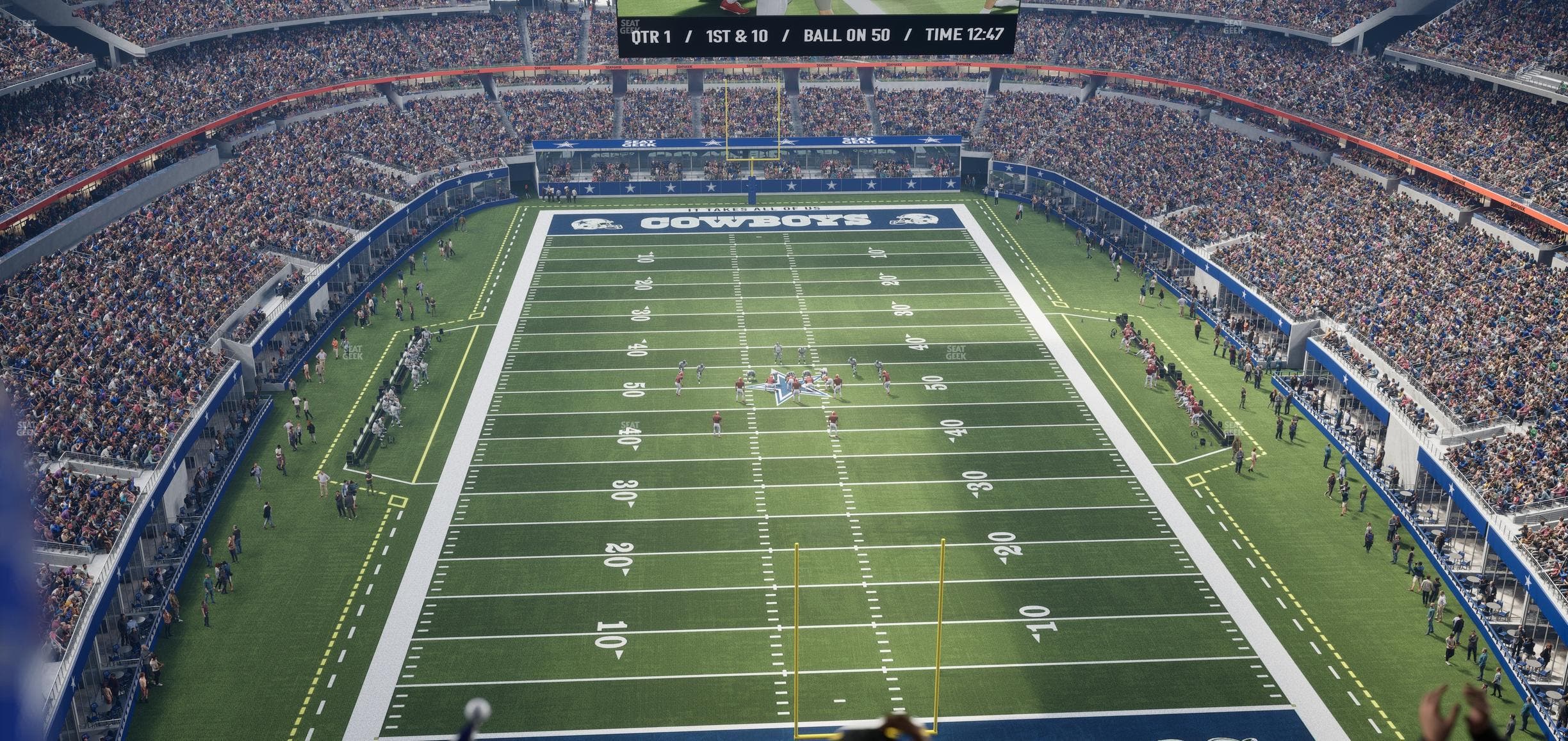 AT&T Stadium - Section 458 Seat View