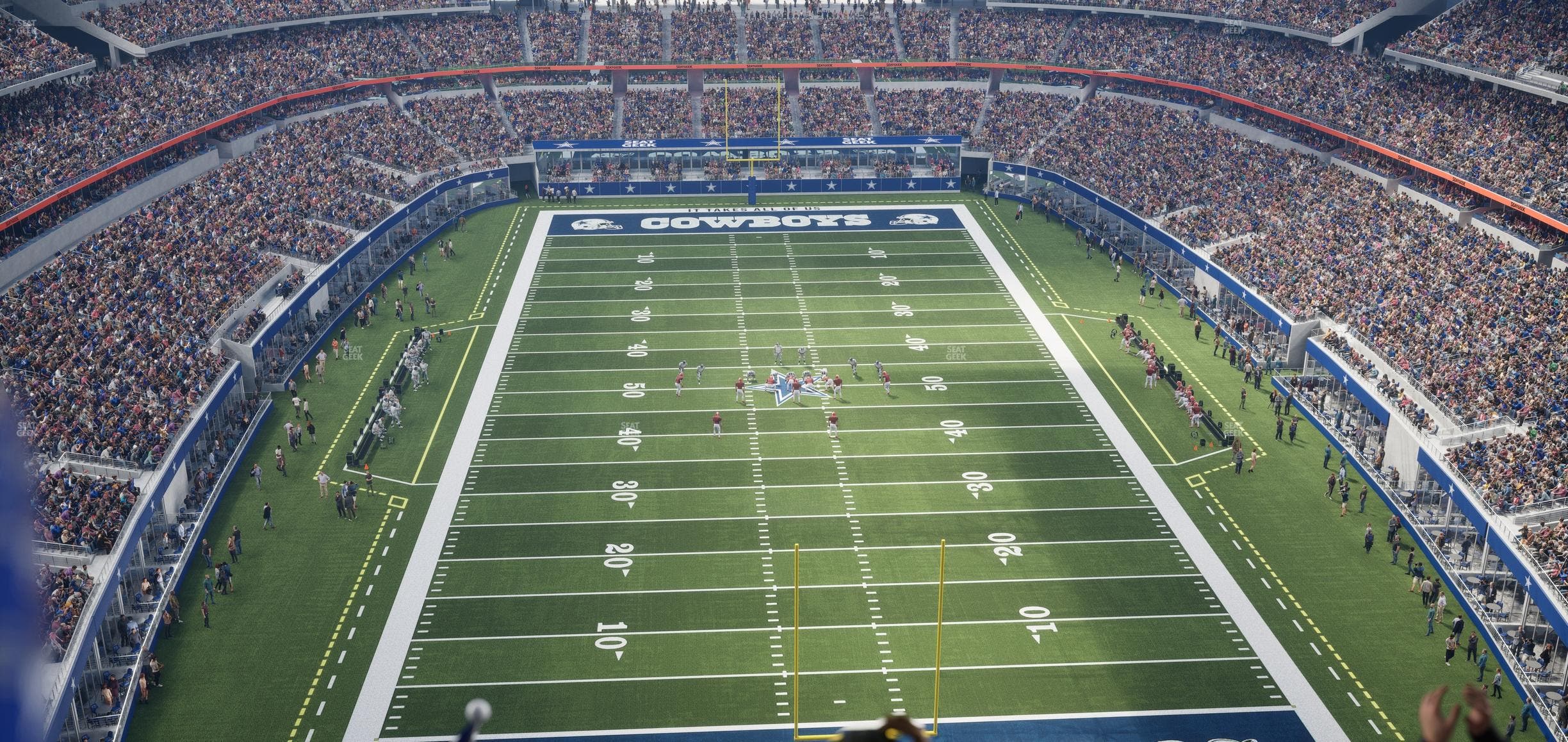 AT&T Stadium - Section 458 Seat View