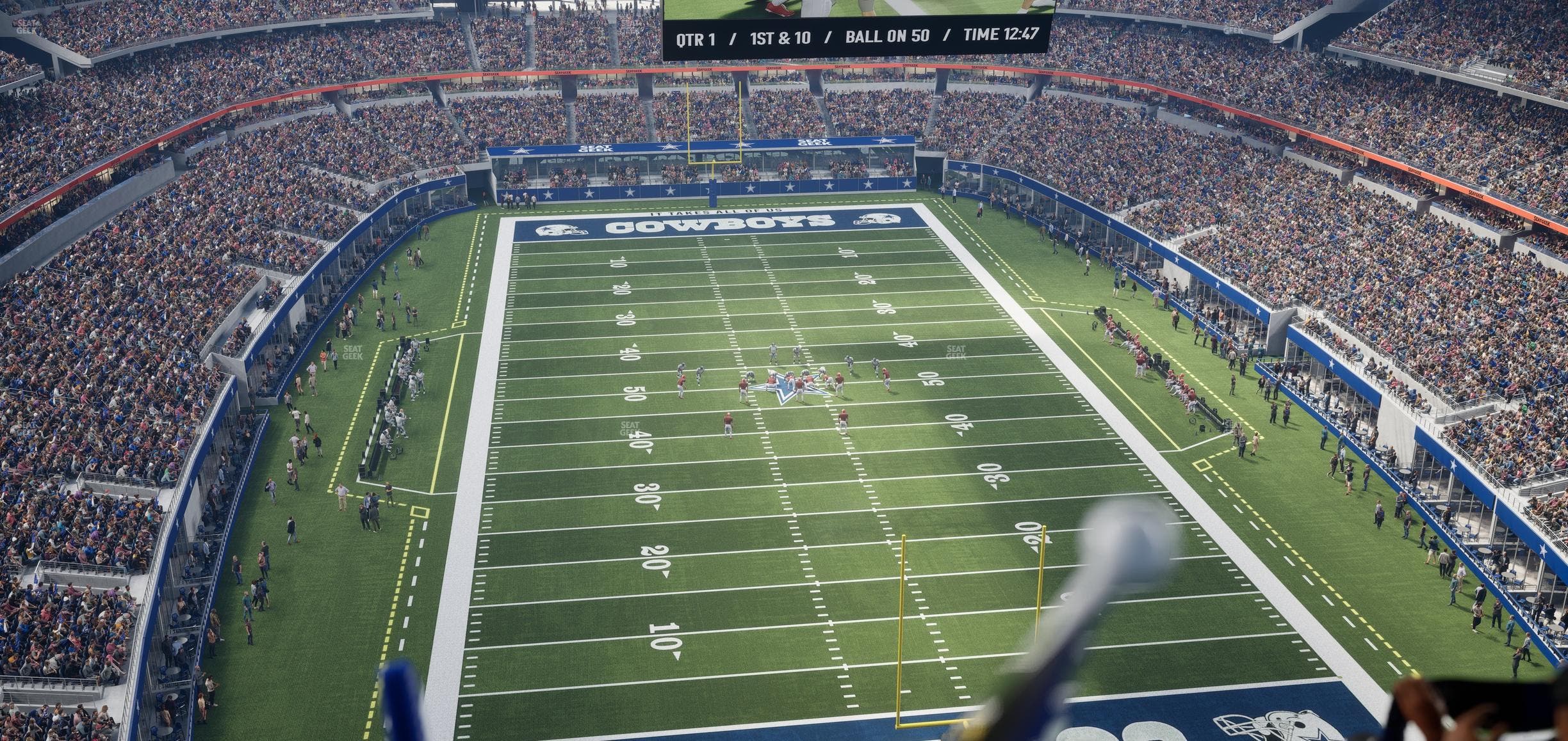 AT&T Stadium - Section 459 Seat View