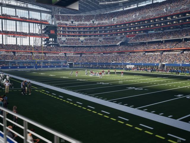 AT&T Stadium - Section C 106 Seat View