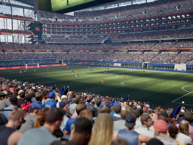 AT&T Stadium - Section C 106 Seat View