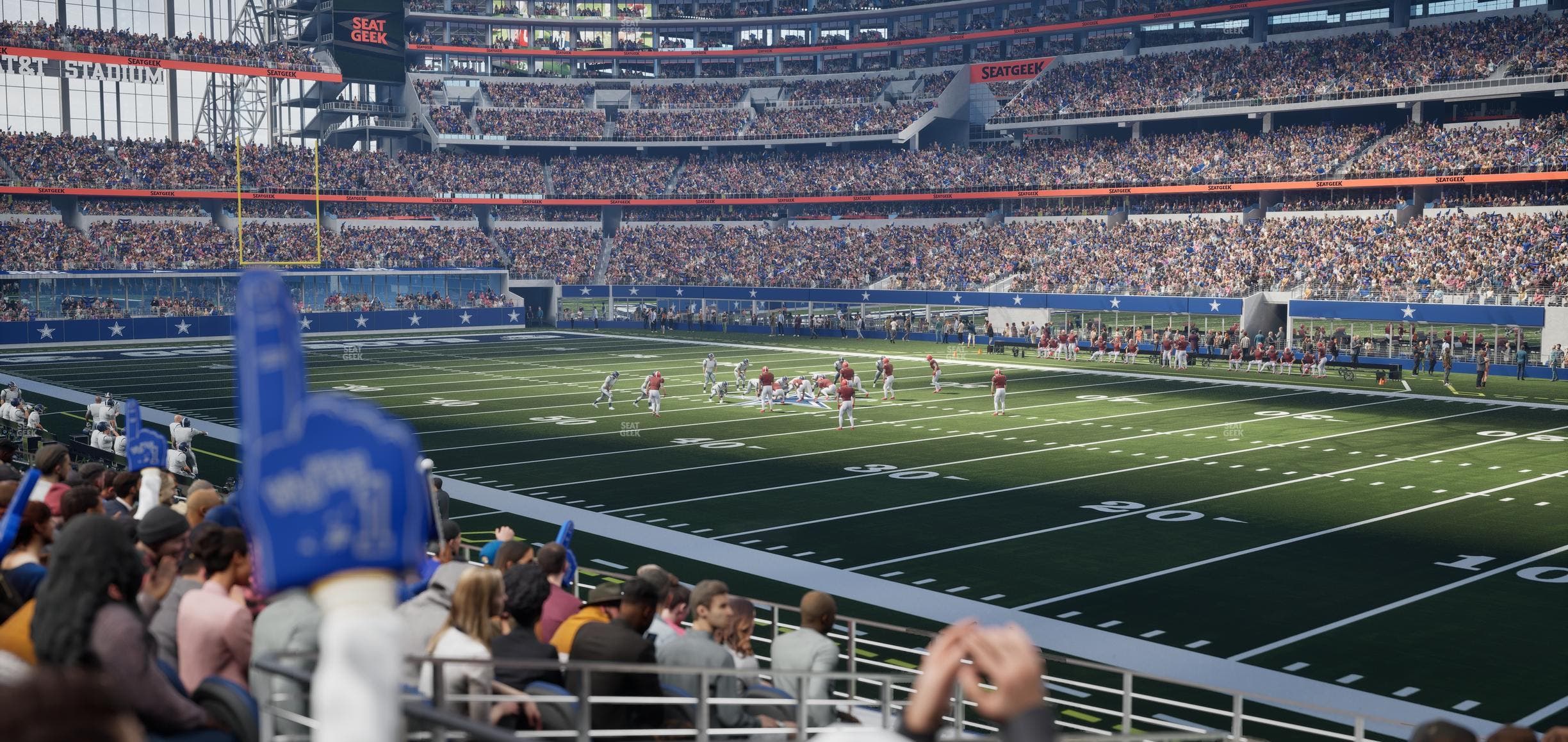 AT&T Stadium - Section C 106 Seat View