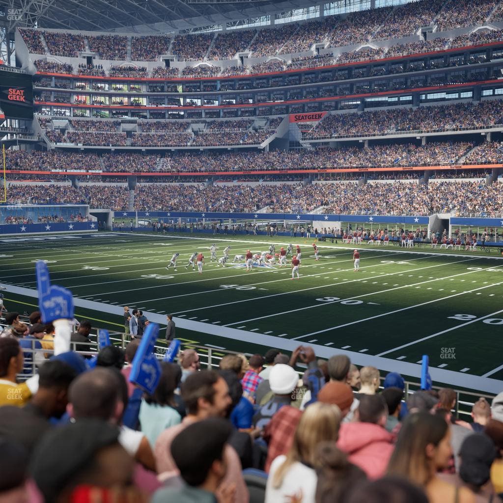 AT&T Stadium - Section C 107 Seat View