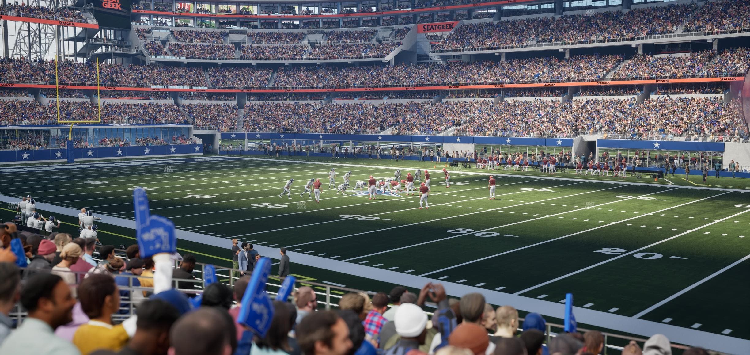 AT&T Stadium - Section C 107 Seat View