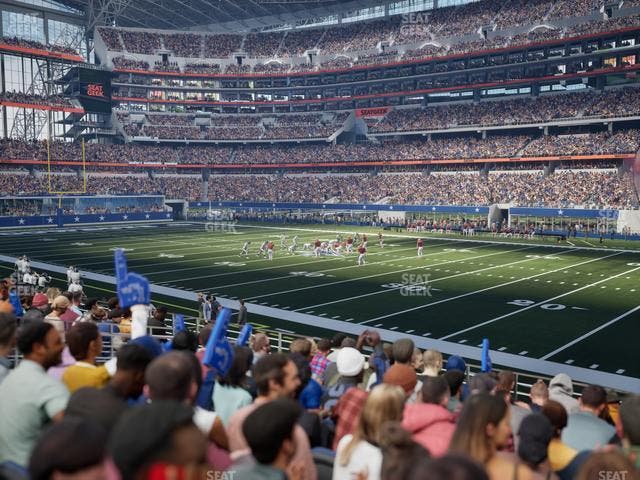 AT&T Stadium - Section C 107 Seat View