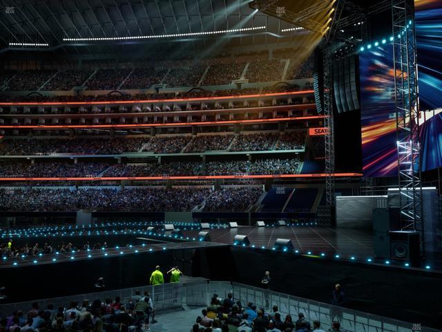 AT&T Stadium - Section C 107 Seat View