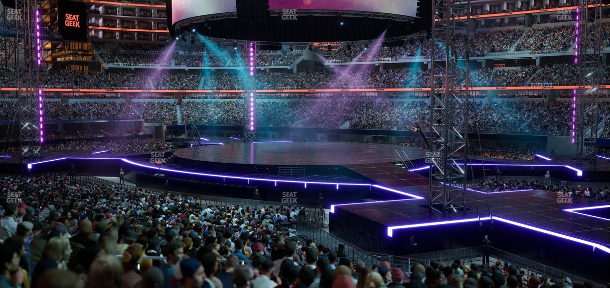 AT&T Stadium - Section C 107 Seat View