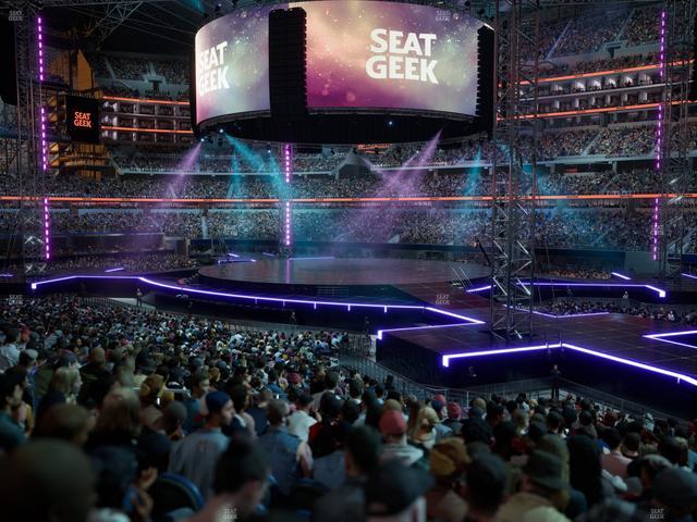 AT&T Stadium - Section C 107 Seat View