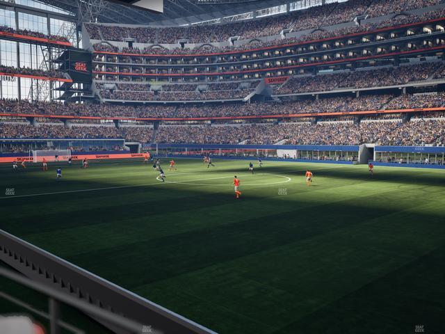 AT&T Stadium - Section C 107 Seat View