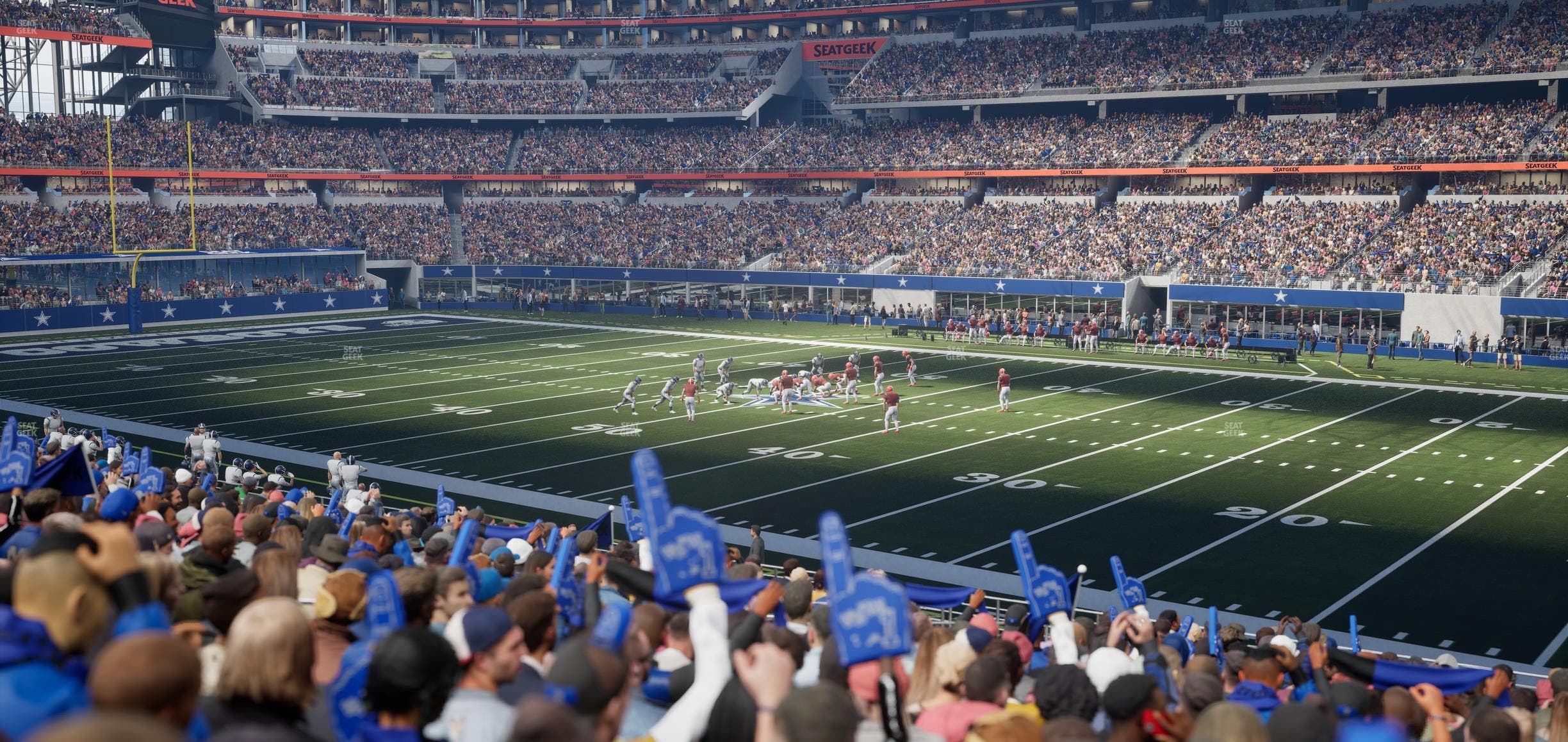 AT&T Stadium - Section C 107 Seat View