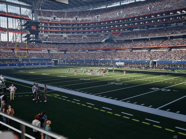 AT&T Stadium - Section C 107 Seat View