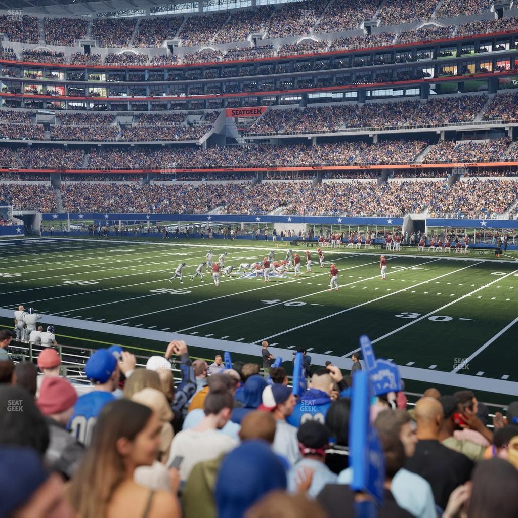 AT&T Stadium - Section C 108 Seat View