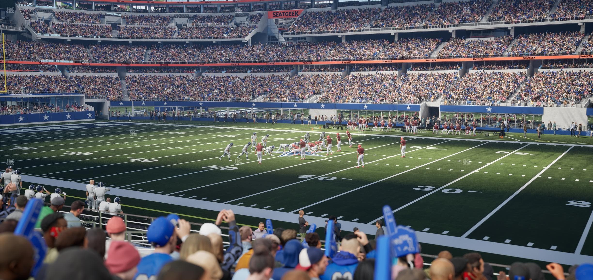 AT&T Stadium - Section C 108 Seat View