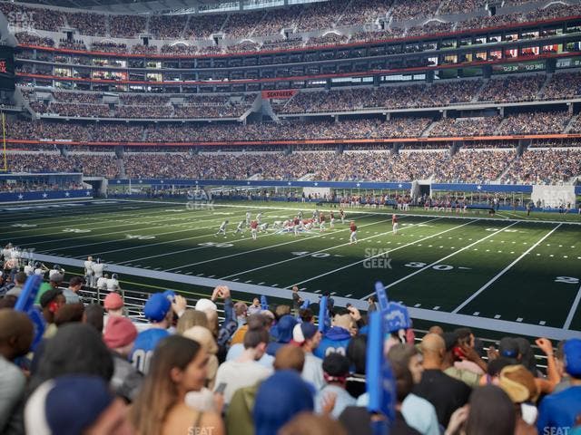 AT&T Stadium - Section C 108 Seat View