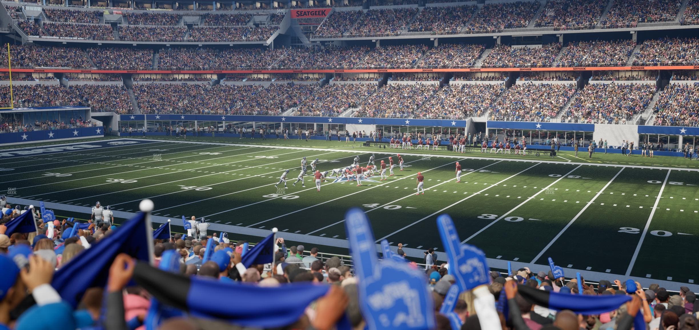 AT&T Stadium - Section C 108 Seat View