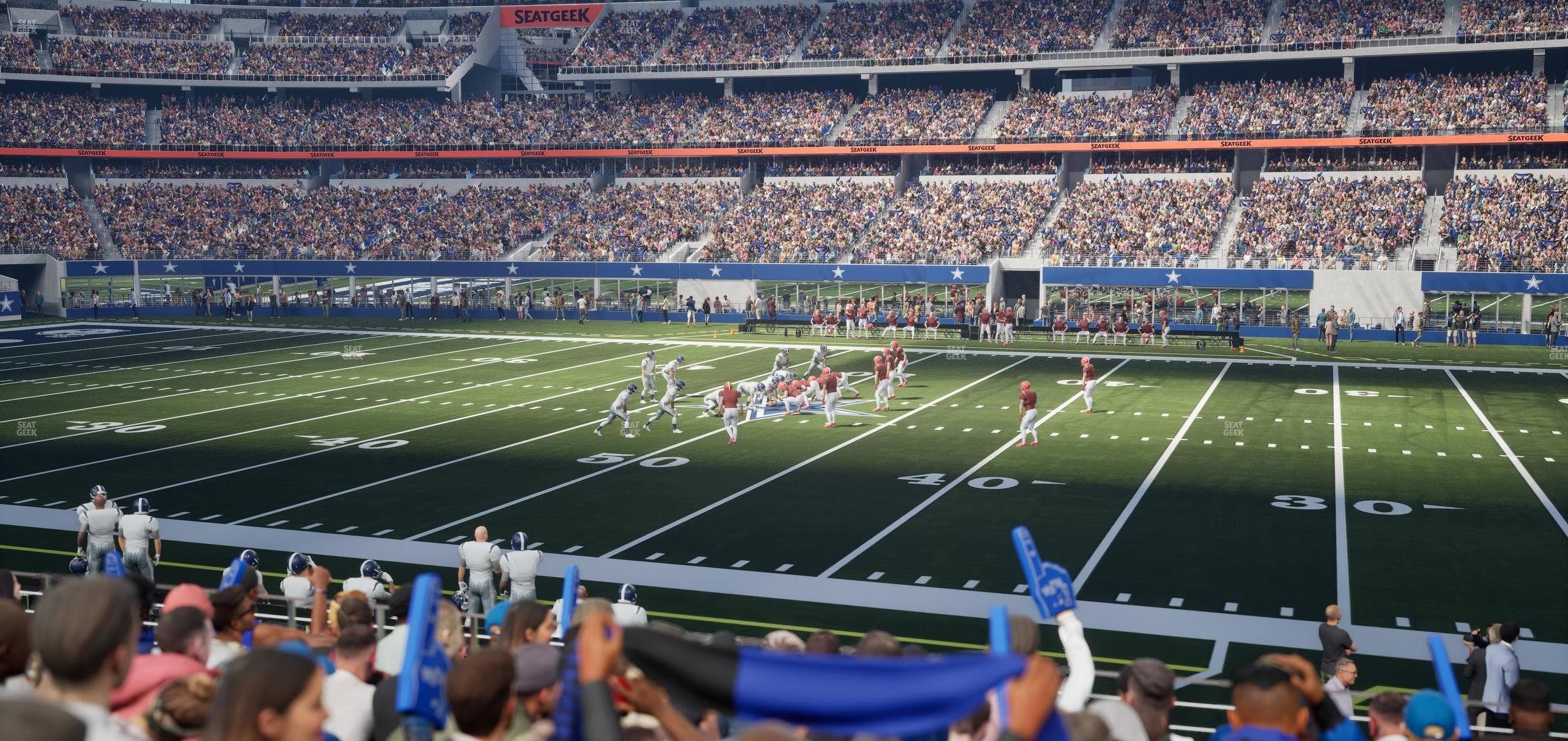 AT&T Stadium - Section C 109 Seat View