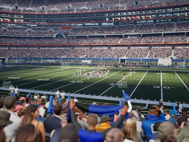 AT&T Stadium - Section C 109 Seat View