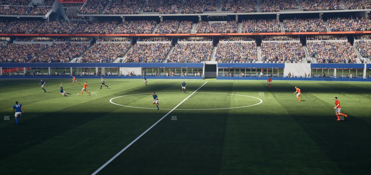 AT&T Stadium - Section C 110 Seat View