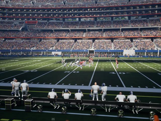 AT&T Stadium - Section C 110 Seat View