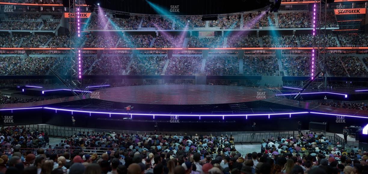 AT&T Stadium - Section C 110 Seat View