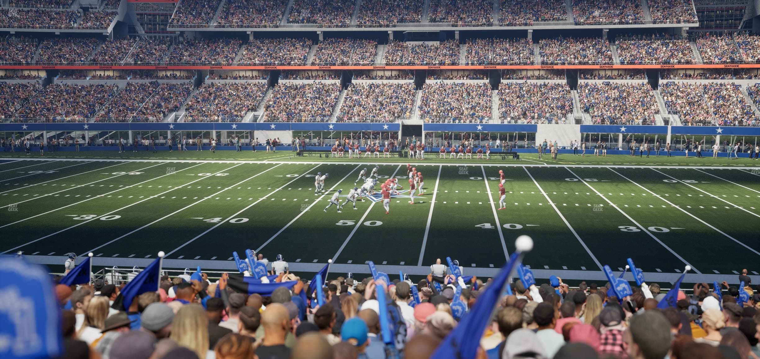 AT&T Stadium - Section C 110 Seat View