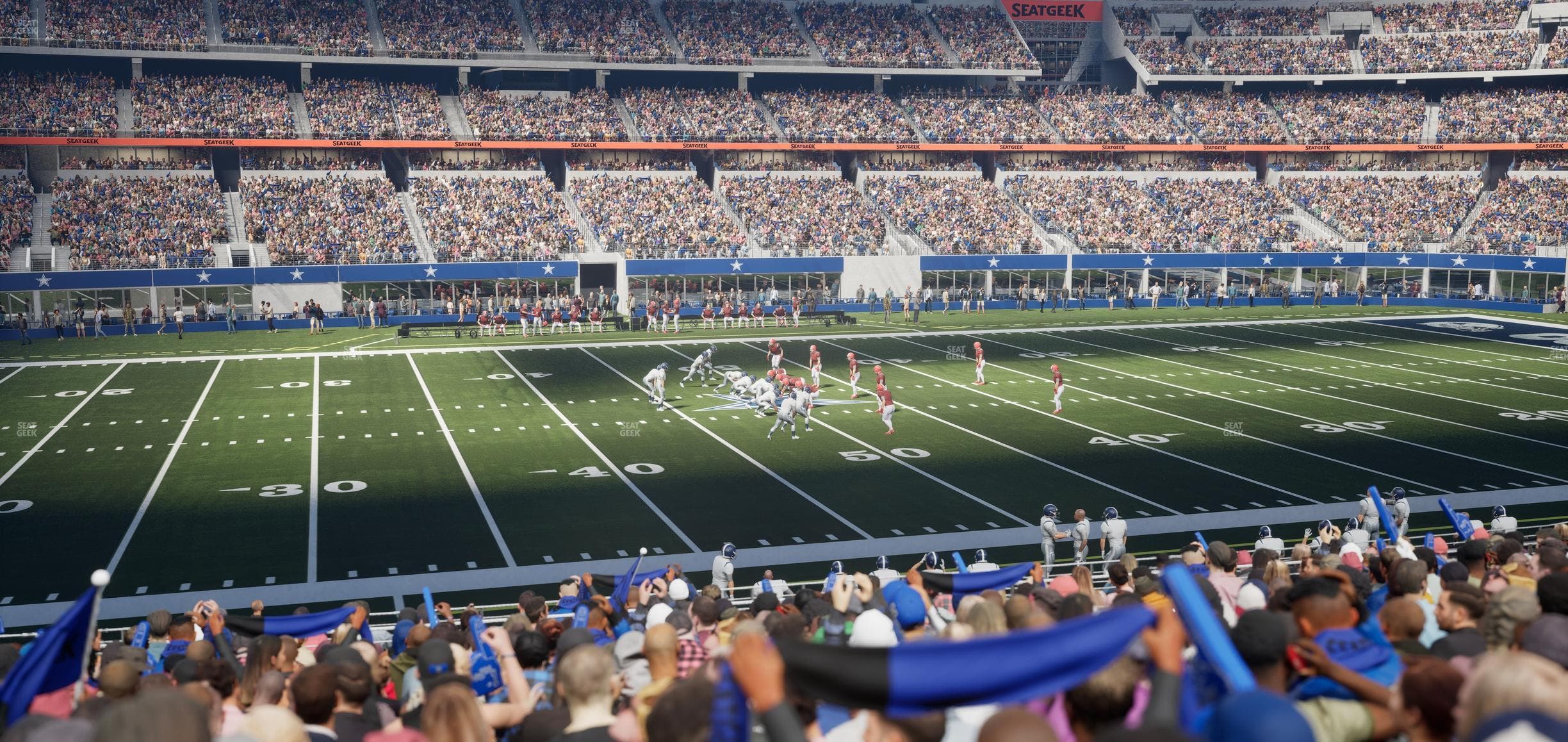 AT&T Stadium - Section C 112 Seat View